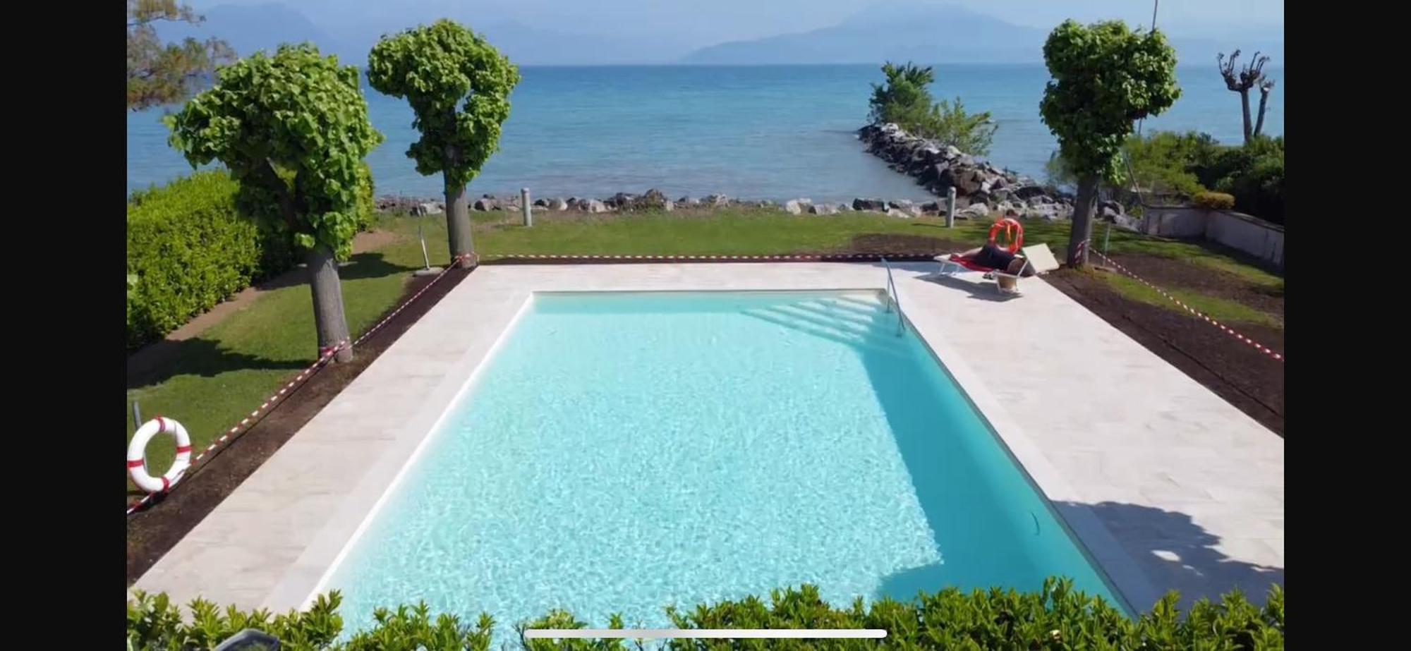 Casa Lugana 9 - Monolocale Con Piscina Fronte Lago Sirmione Exterior foto
